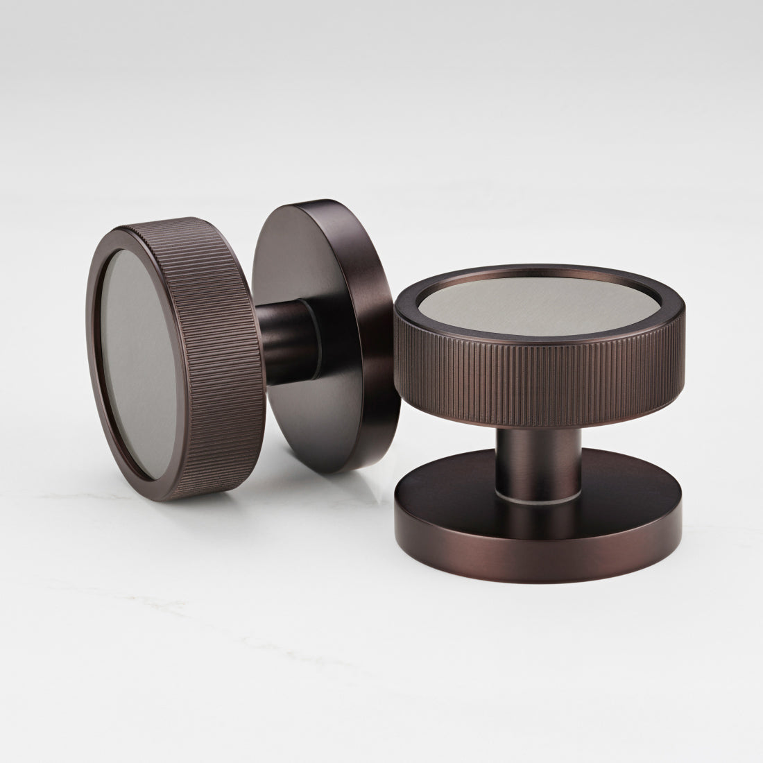 Brass Mortice Door Knobs in Bronze
