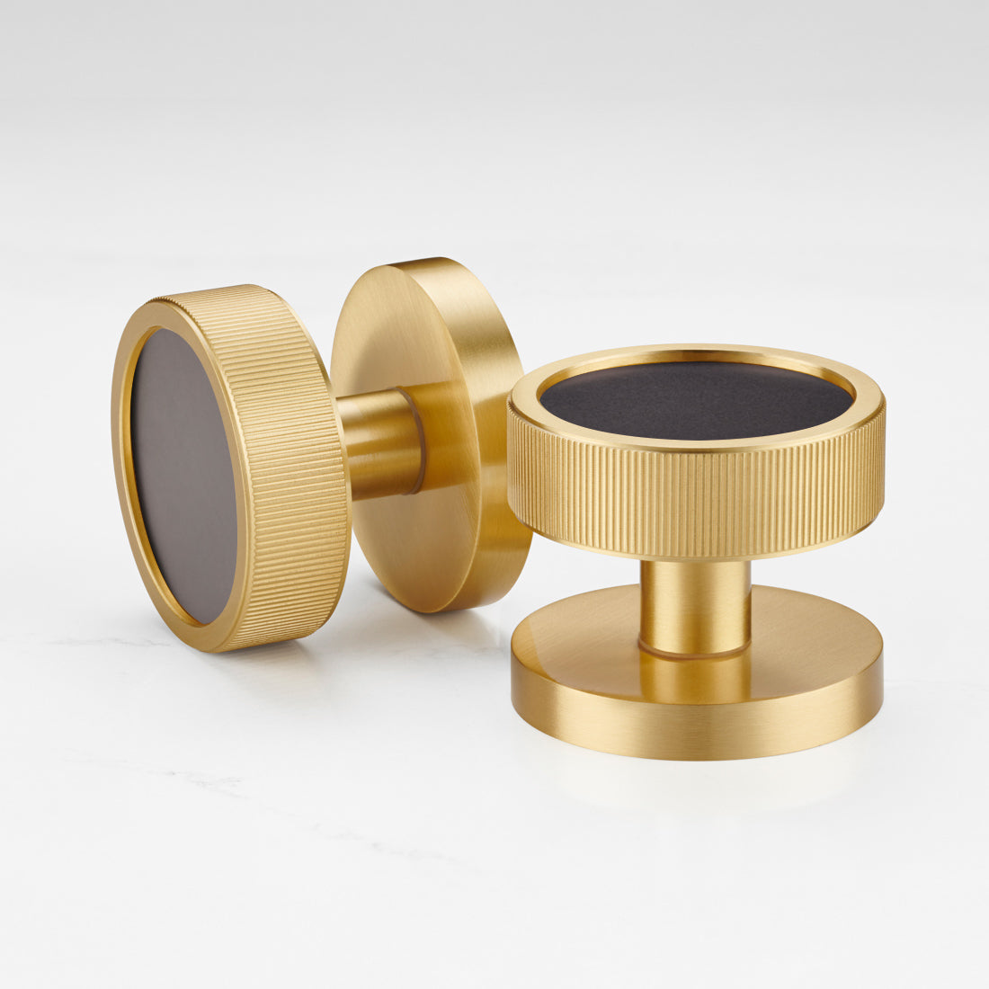 Brass Mortice Door Knobs in Gold