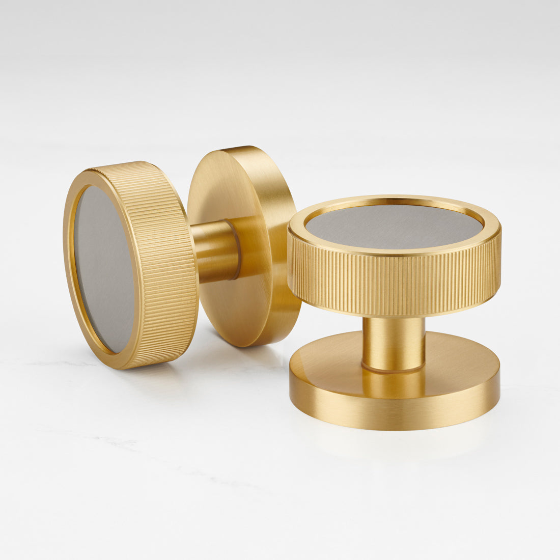 Brass Mortice Door Knobs in Gold