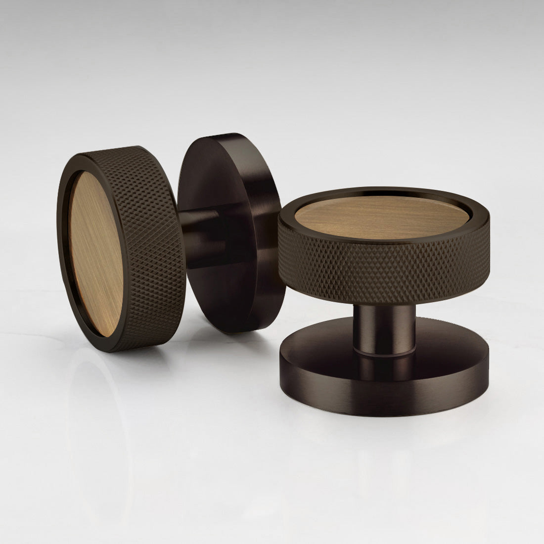 Brass Mortice Door Knobs in Bronze
