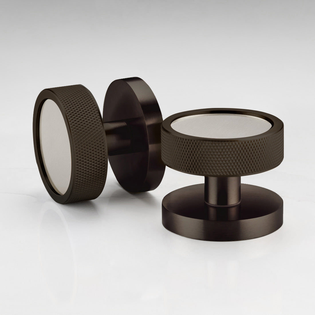 Brass Mortice Door Knobs in Bronze