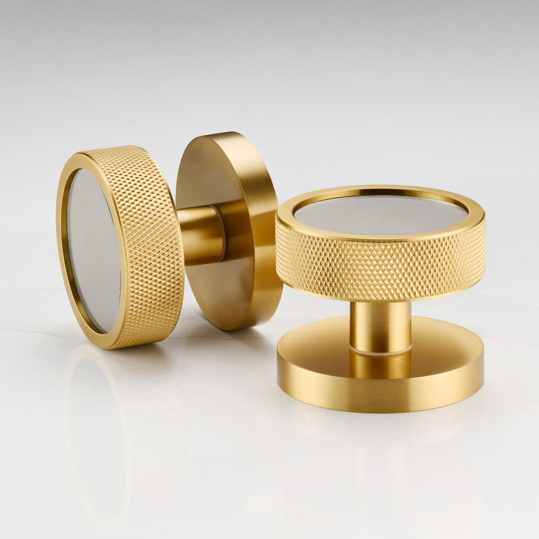 Brass Mortice Door Knobs in Gold