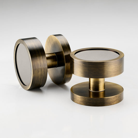 Brass Mortice Door Knobs in Antique – product view 4