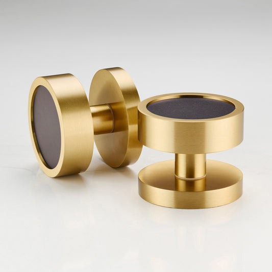 Brass Mortice Door Knobs in Gold – product view 5