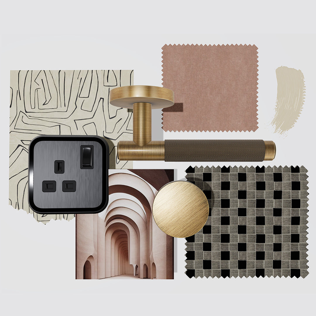 Rustic Mattoboard Design 3D material boards online with Mattoboard and Pushka Home ...