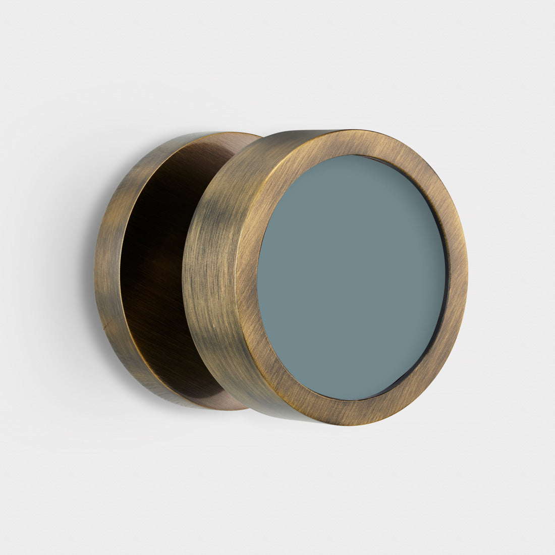 Custom Colour Brass Mortice Door Knobs in Antique