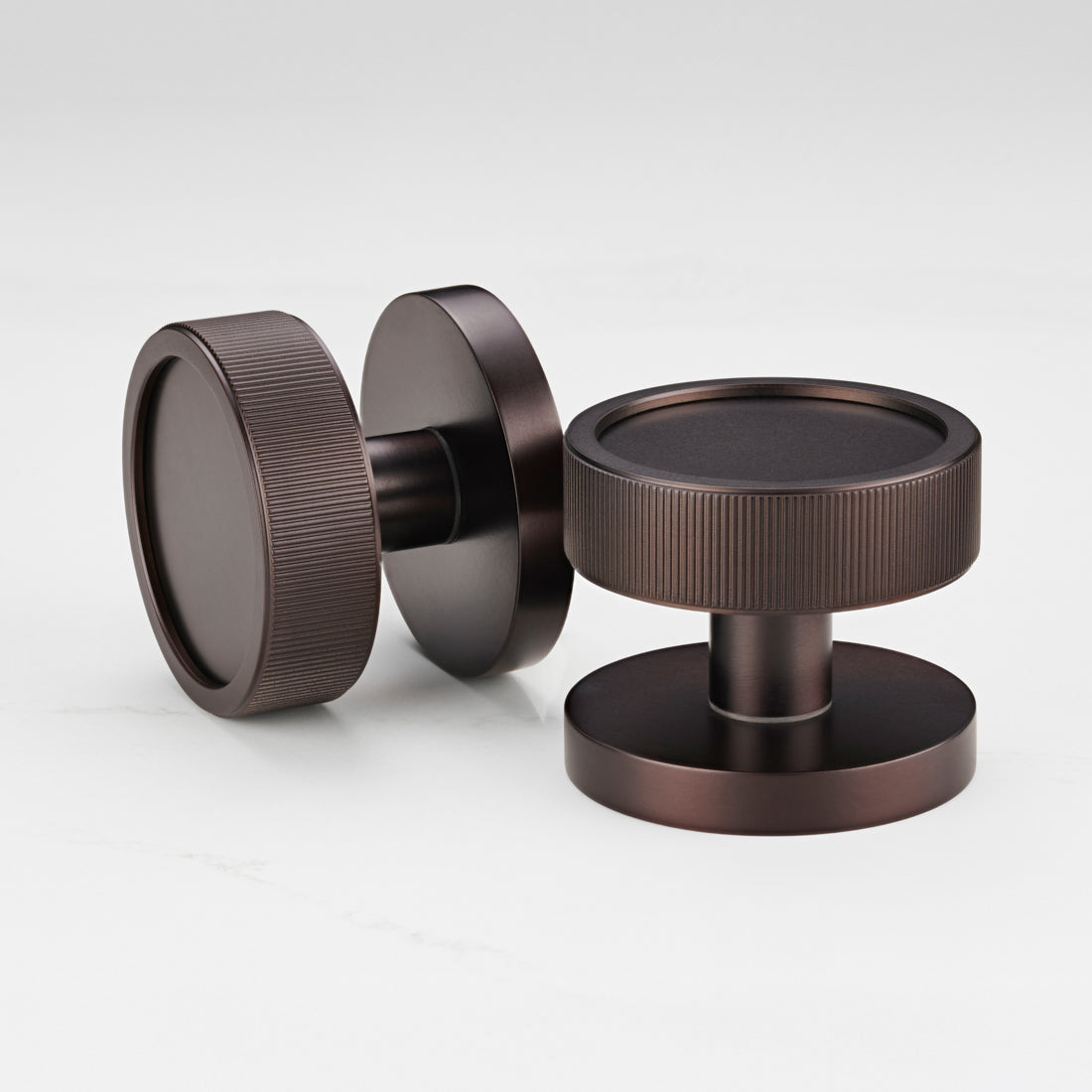 Brass Mortice Door Knobs in Bronze