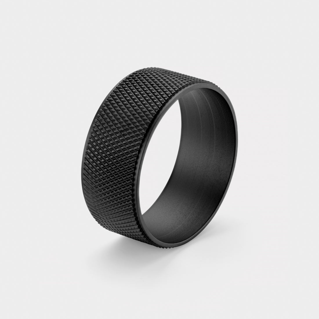 Brass Napkin Rings in Black