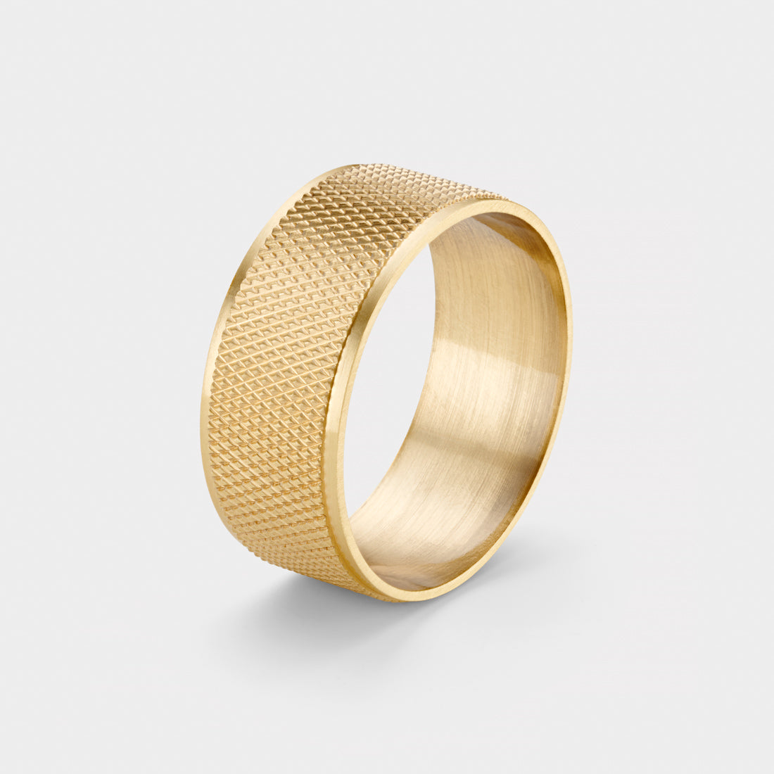 Brass Napkin Rings in Gold