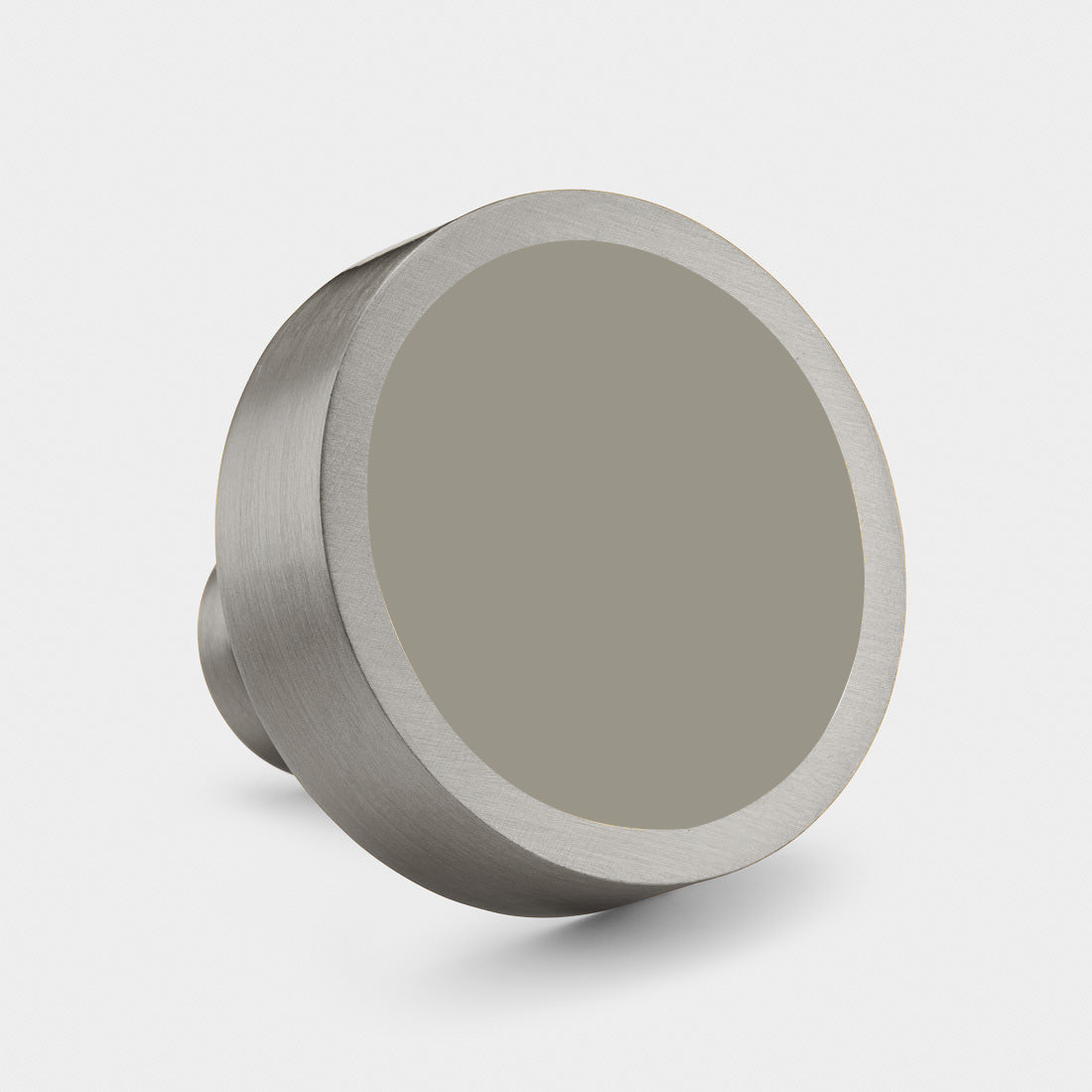 Custom Colour Brass Cabinet Knobs in Silver