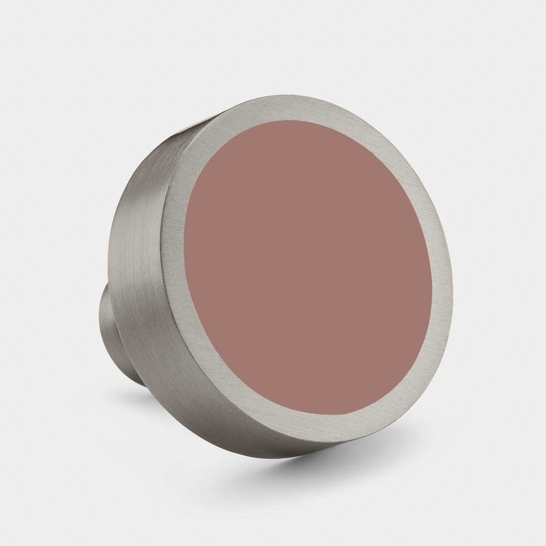 Custom Colour Brass Cabinet Knobs in Silver