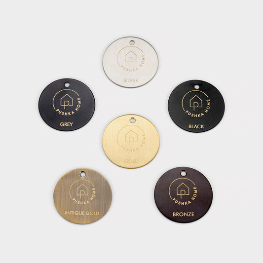 Brass Sample Swatch - Set of 6