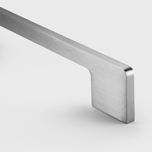 Brass Slimline Cabinet Handles in Silver