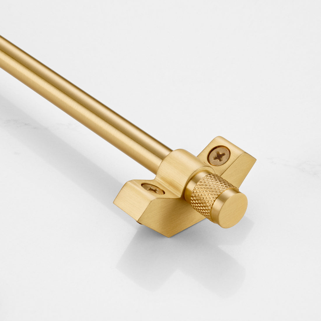 Made to Measure Brass Stair Carpet Runner Rods in Gold