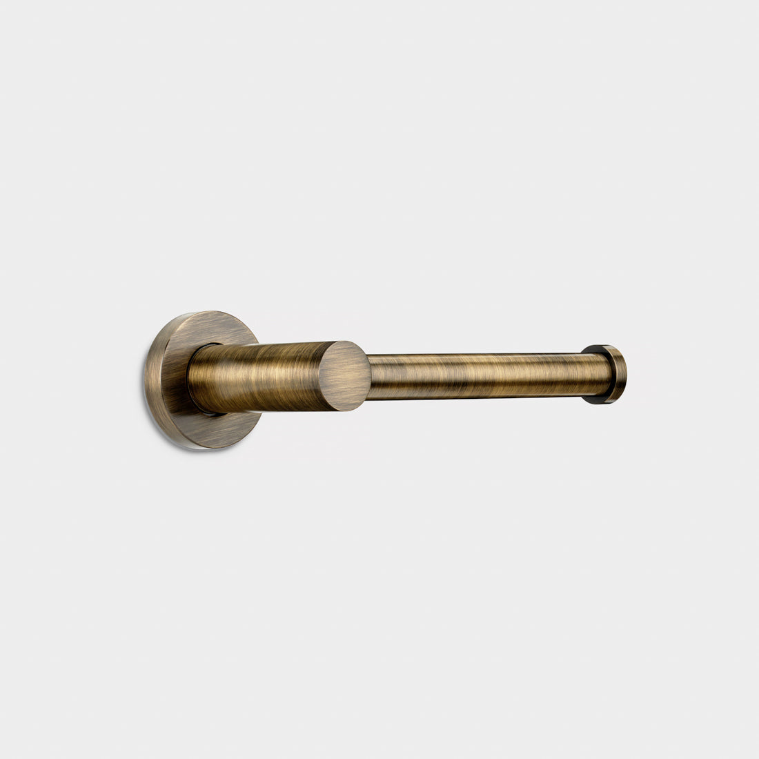 Brass Wall Mounted Toilet Roll Holder in Antique