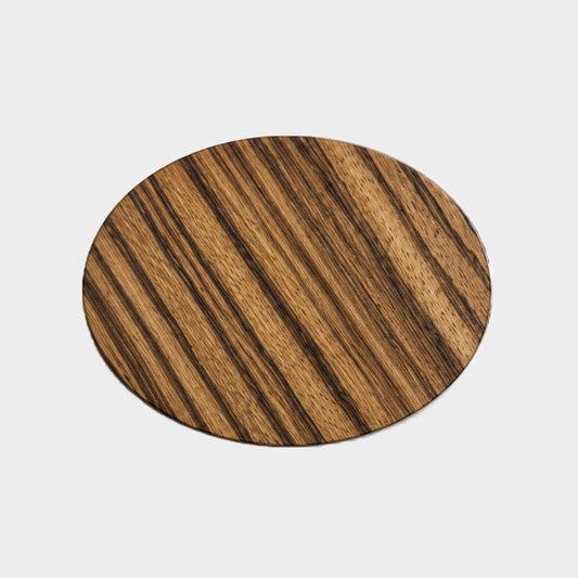 Wood Sample Swatch in Zebrano