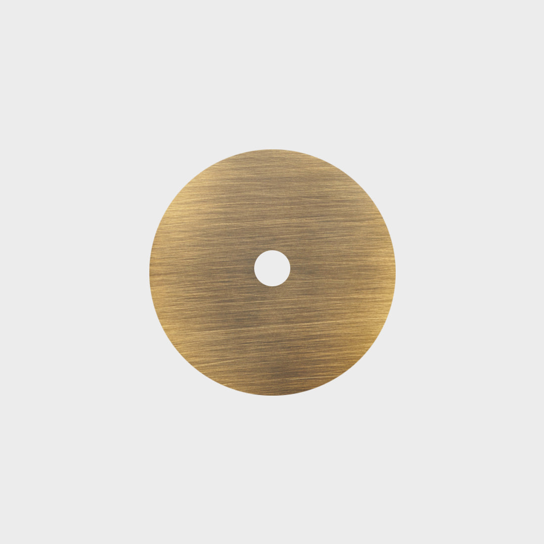 Brass Backplate - Antique - Round