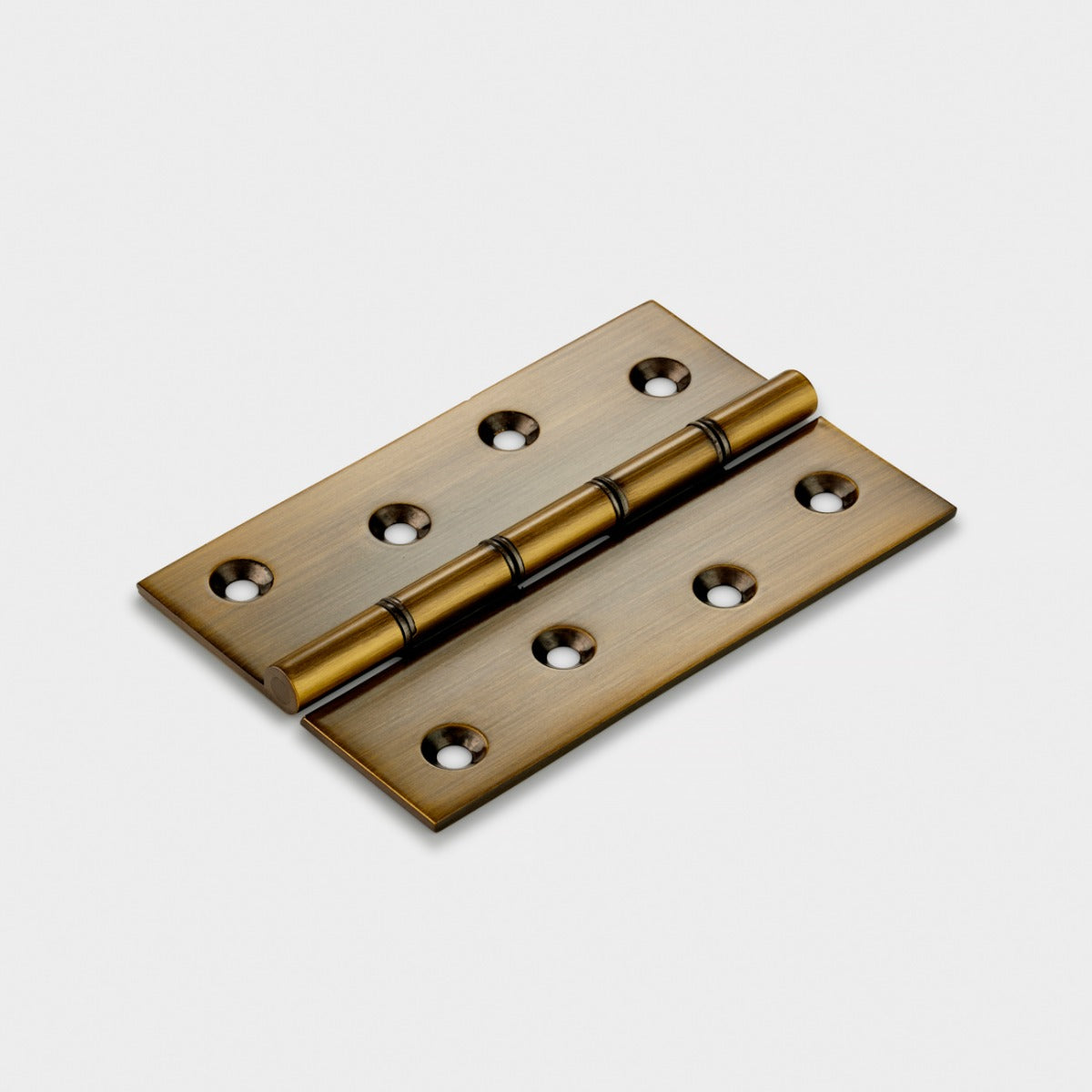 Brass Butt Hinge in Antique - Double Bronze Washered - 100mm x 67mm