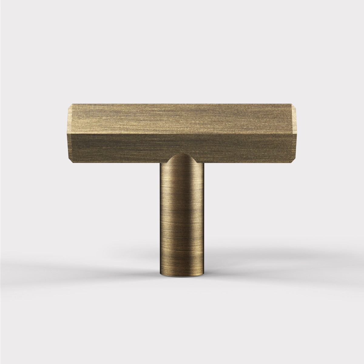 Brass T Bars in Antique