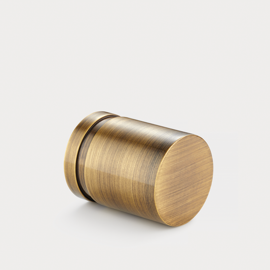 Brass Cylinder Pulls in Antique