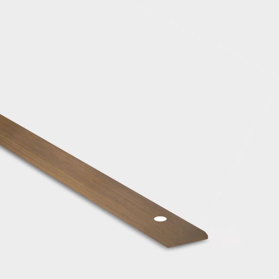 Brass Backplate - Antique - 128mm Hole Centre