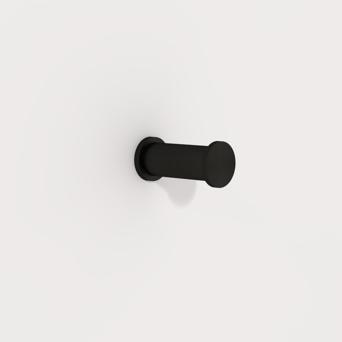 Brass Coat Hook in Black
