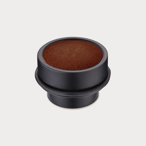 Brass & Brown Leather Mounted Door Stops in Black