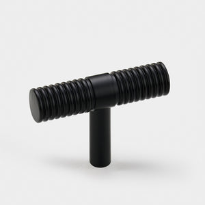 Fluted T Bars in Black