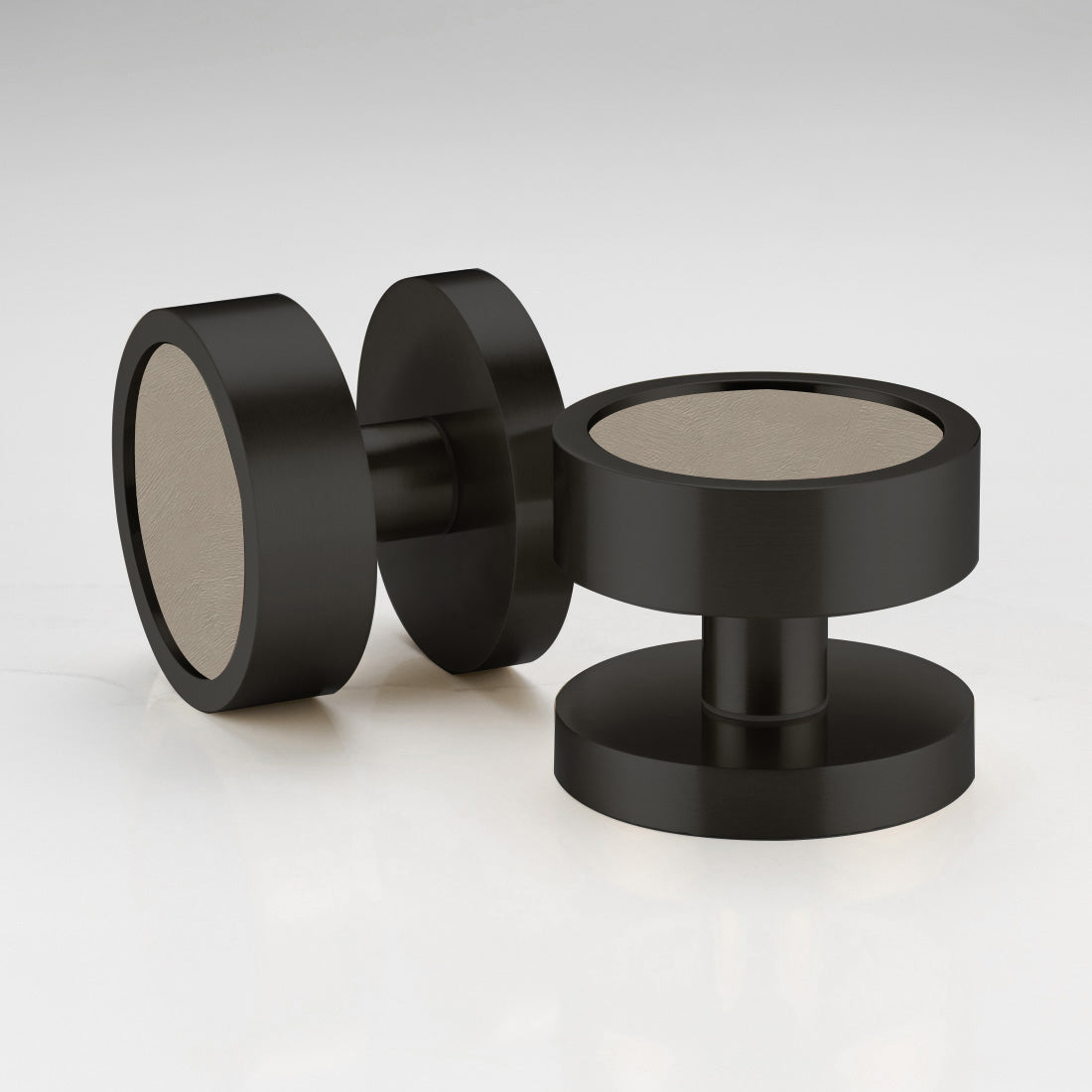 Paintable Mortice Door Knobs in Black