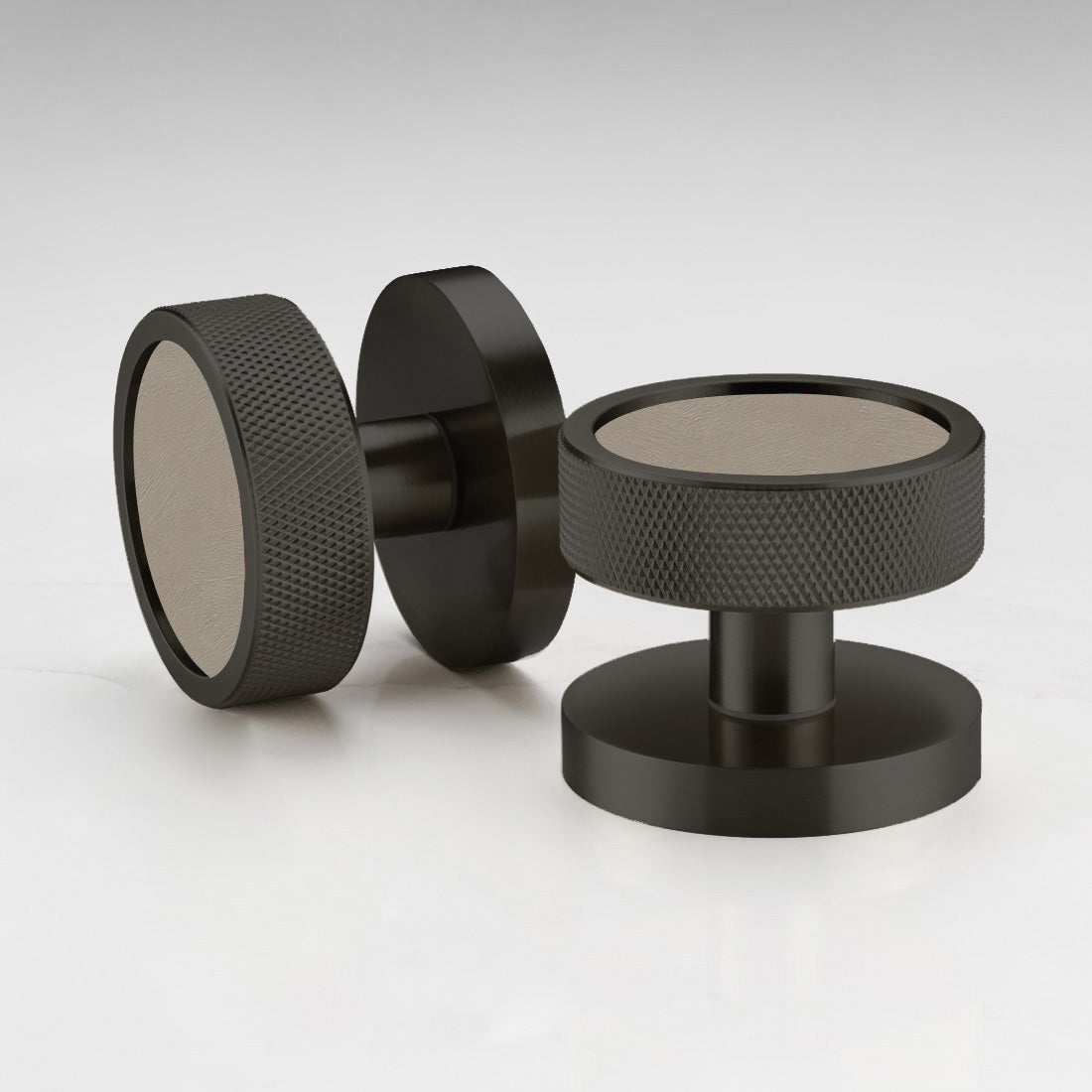 Paintable Mortice Door Knobs in Black