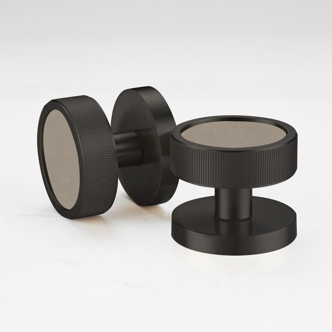 Paintable Mortice Door Knobs in Black