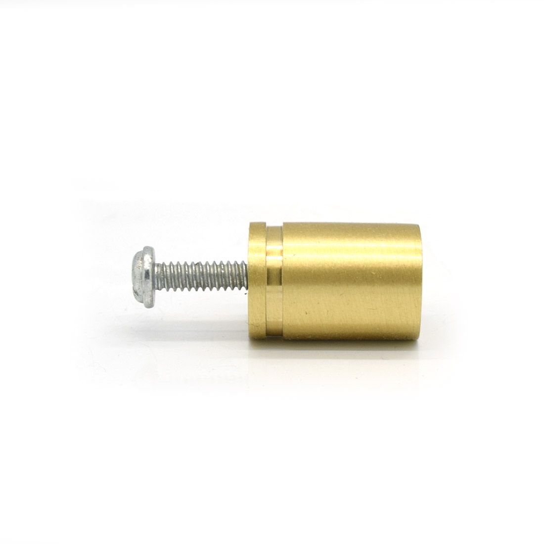 Brass Cylinder Pulls in Gold - Small