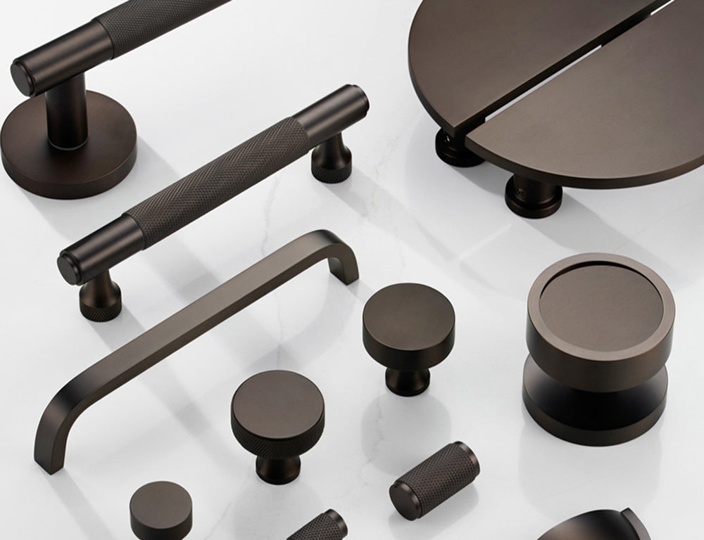 collection of bronze hardware