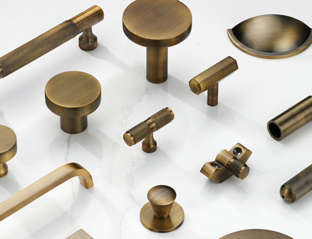 collection of antique hardware