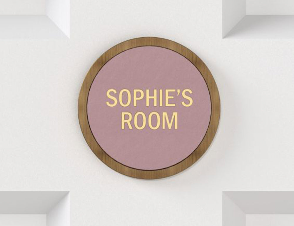 personalised door plaque