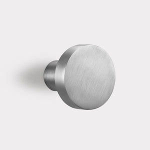 Brass Coat Hook in Silver