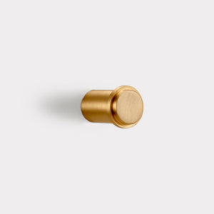 Brass Coat Hook in Gold - Small