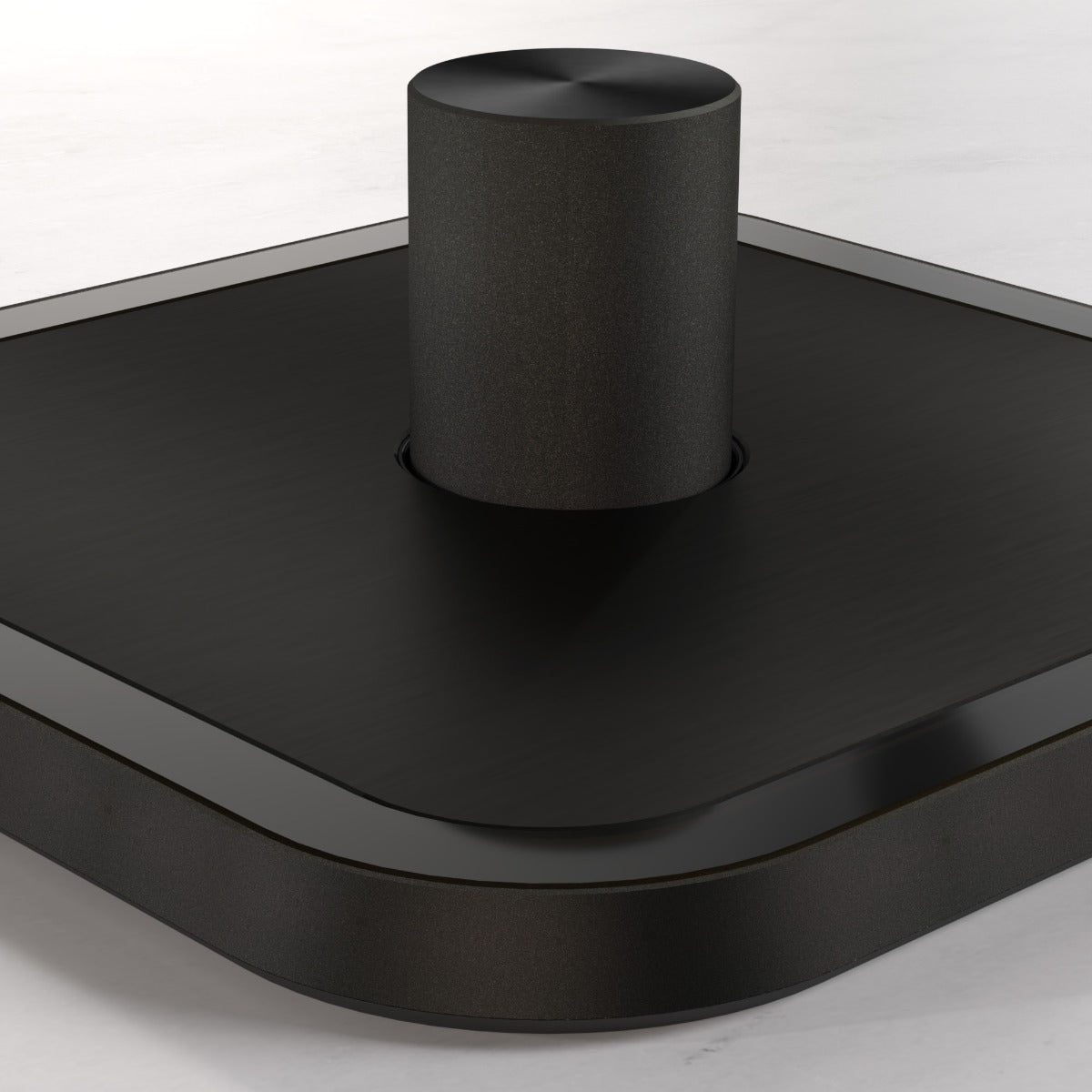 1G Dimmer Light Switch (150W) in Black & Black Gloss