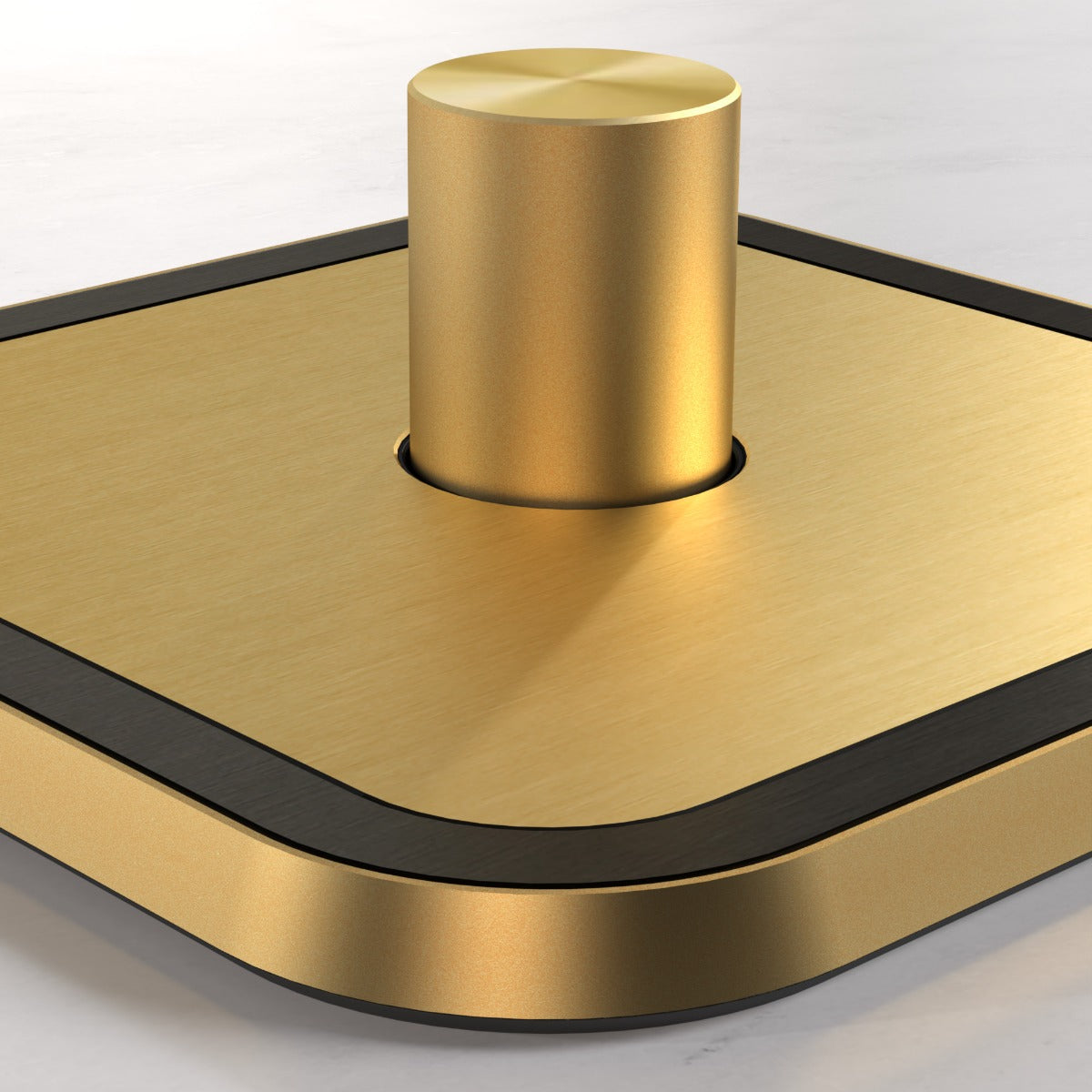 1G Dimmer Light Switch (150W) in Gold & Black