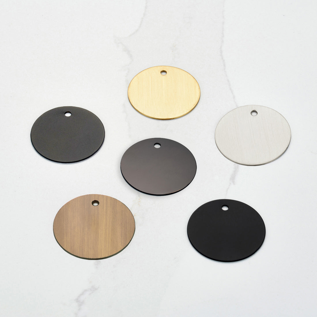 Brass Sample Swatch - Set of 6