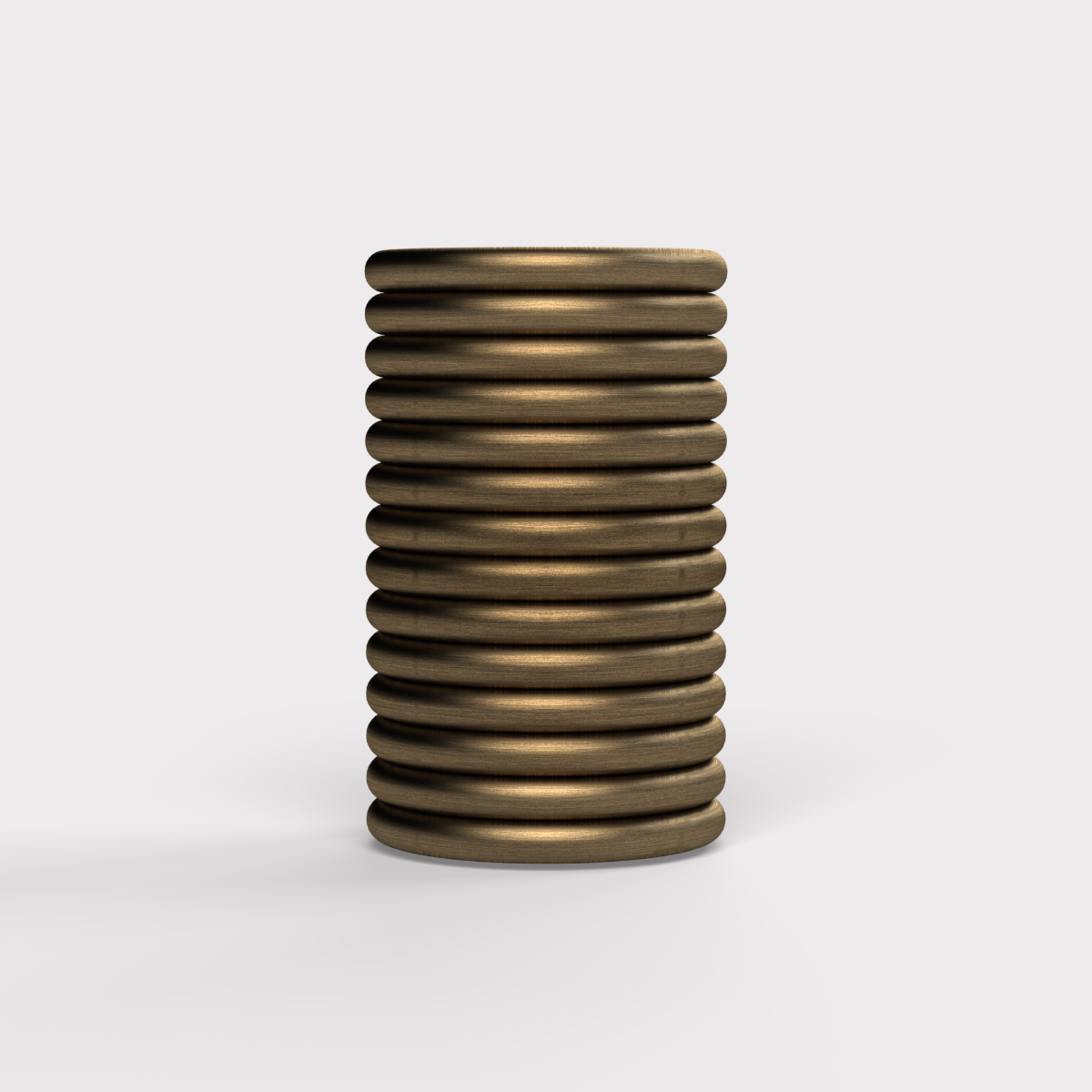 Fluted Cylinder Pulls in Antique