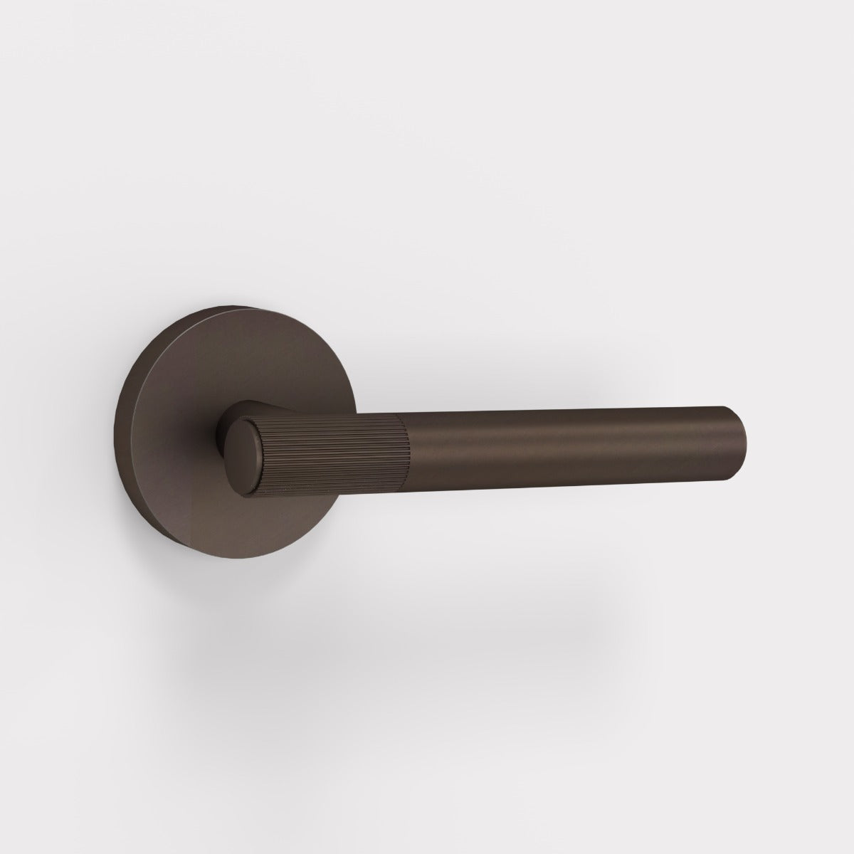 Brass Linear Lever Handle in Bronze