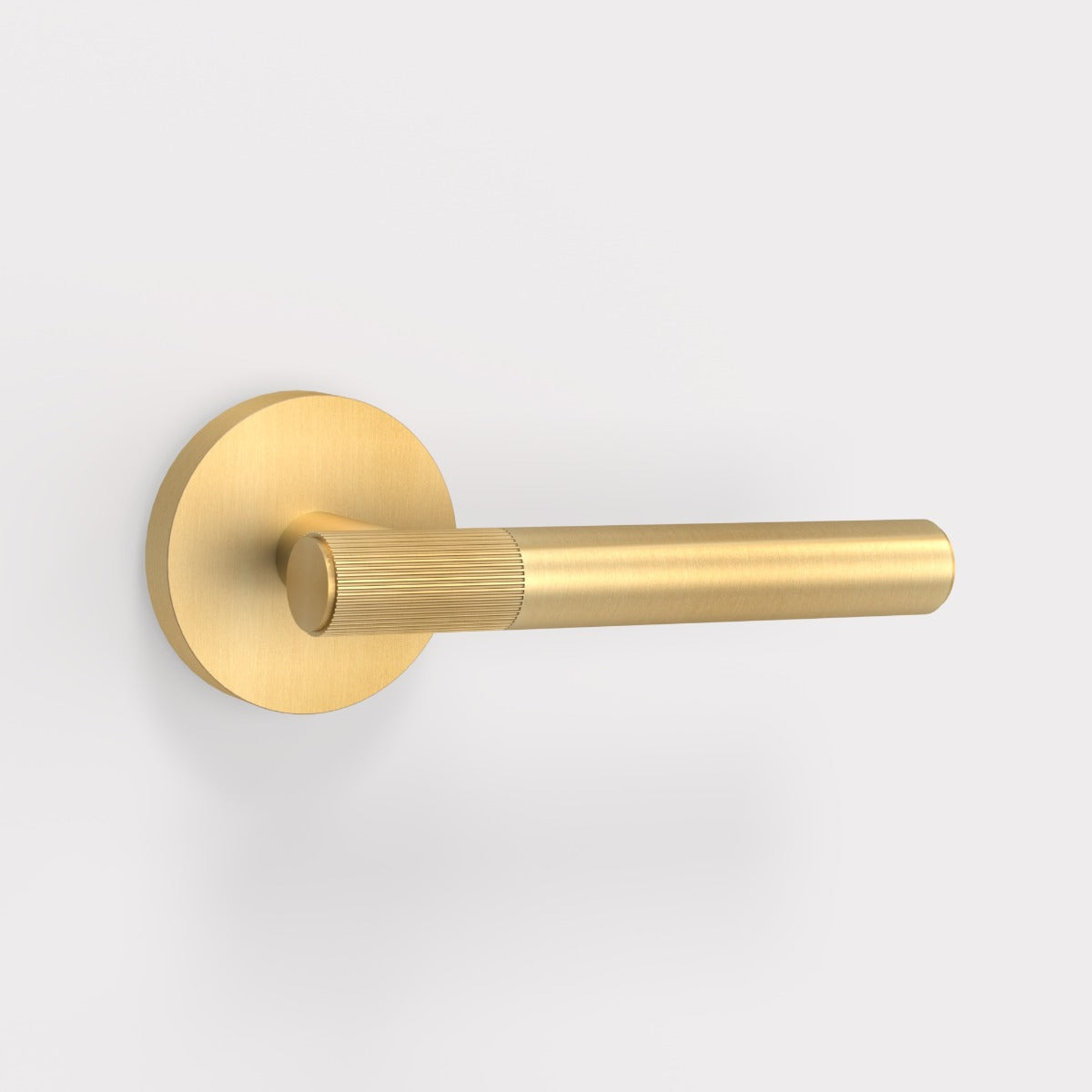 Brass Linear Lever Handle in Gold
