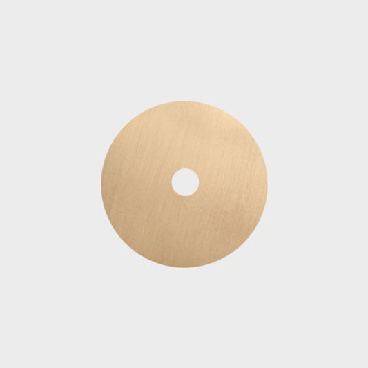 Brass Backplate - Gold - Round