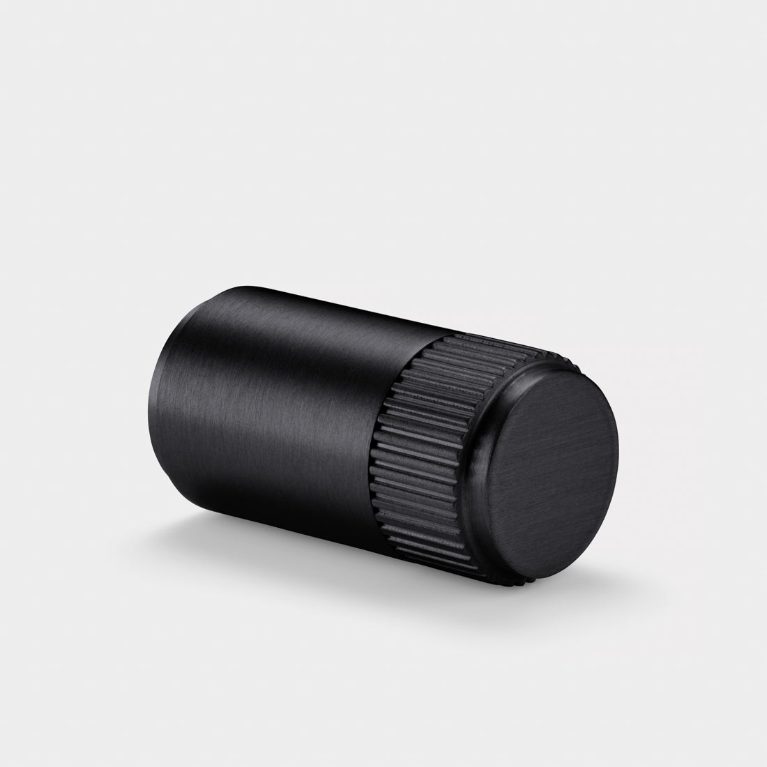 Brass Linear Cylinder Pulls in Black