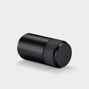 Brass Linear Cylinder Pulls in Black