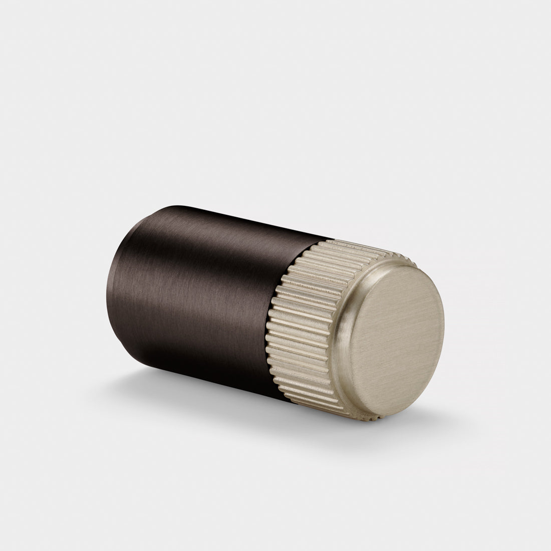 Brass Linear Cylinder Pulls in Bronze and Silver