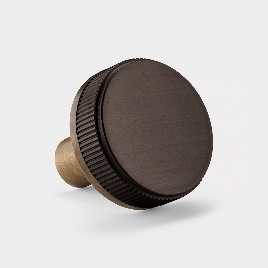 Brass Linear Door Knobs in Antique and Bronze