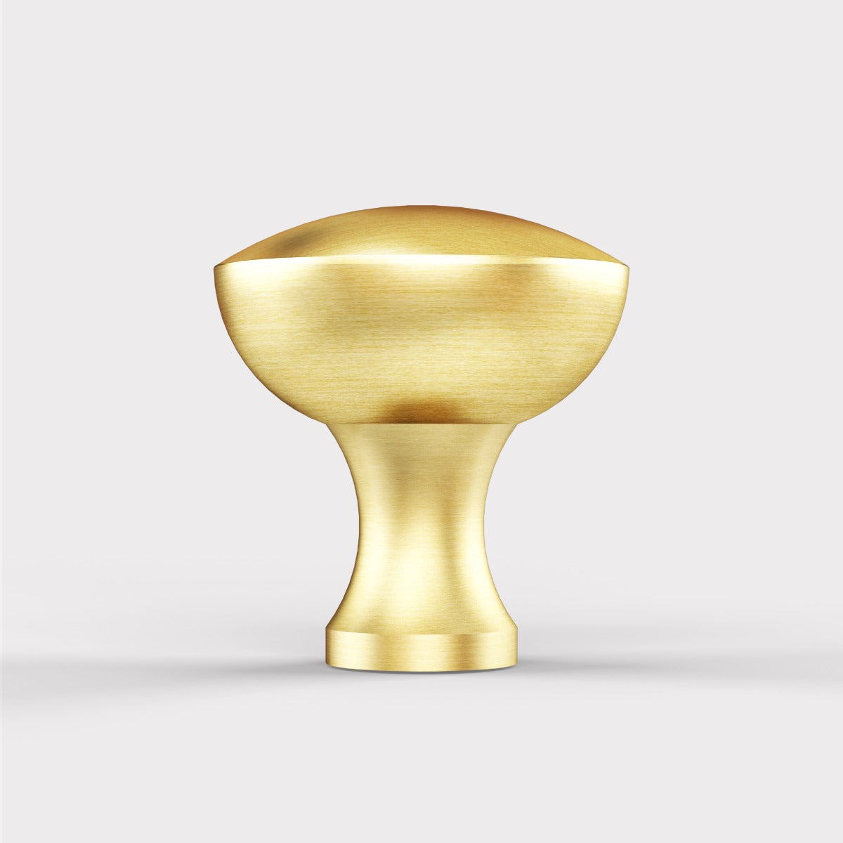 Brass Dome Door Knobs in Gold