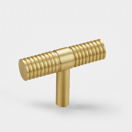 Fluted T Bars in Gold